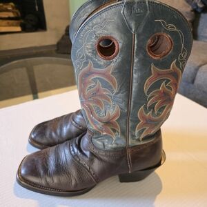 Justin Western Cowboy Boots - Sz 11EE - Style 2520